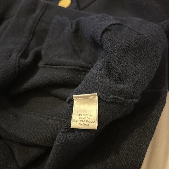 Banana Republic Petite Knit Navy Lady Cardigan Size SP - Picture 8 of 10